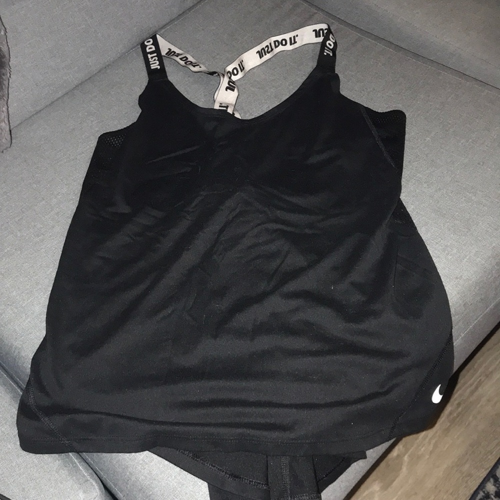 Black NIKE athletic top